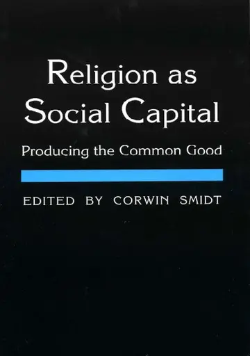Cover of Religion as Social Capital