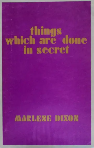Cover of Things Which are Done in Secret