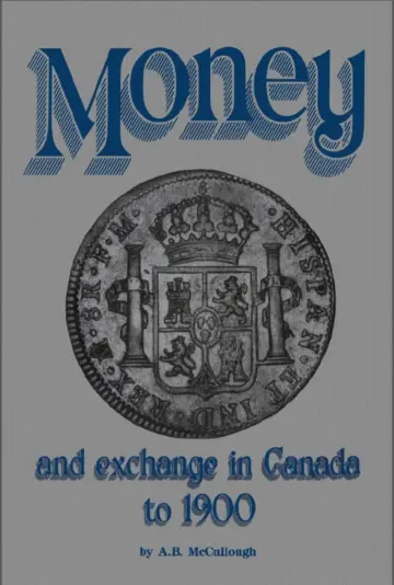 Cover of Money and Exchange in Canada to 1900