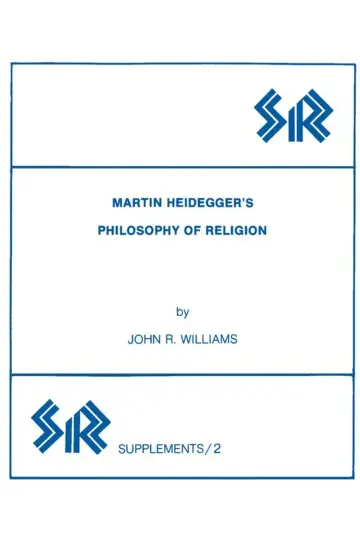Cover of Martin Heidegger’s Philosophy of Religion
