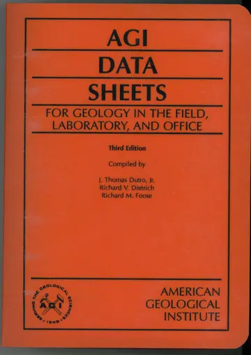 Cover of Agi Data Sheets