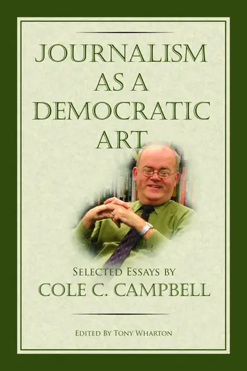 Cover of Journalism as a Democratic Art