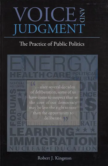 Cover of Voice and Judgment