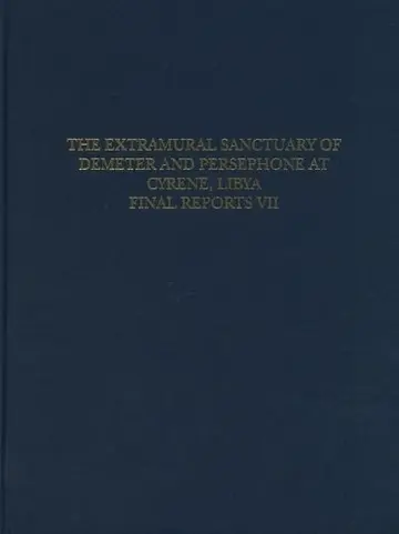 Cover of The Extramural Sanctuary of Demeter and Persepho – The Corinthian Pottery