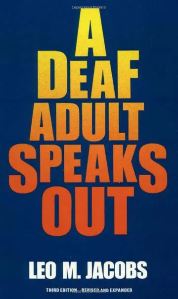 Cover of A Deaf Adult Speaks Out