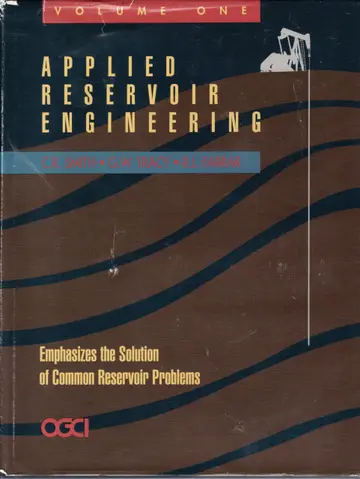 Cover of Applied Reservoir Engineering