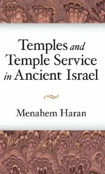 Cover of Temples and Temple-Service in Ancient Israel