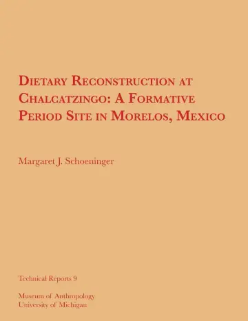 Cover of Dietary Reconstruction at Chalcatzingo