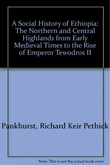 Cover of A Social History of Ethiopia