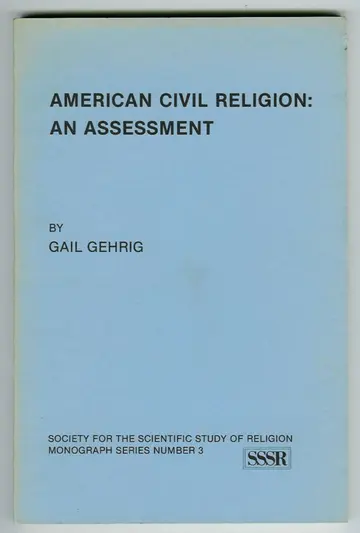 Cover of American Civil Religion