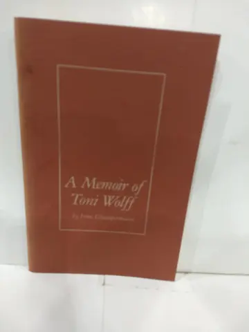 Cover of A memoir of Toni Wolff