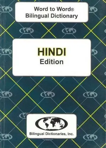Cover of English-Hindi & Hindi-English Word-to-Word Dictionary