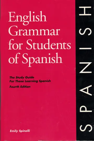 Cover of English Grammar for Students of Spanish
