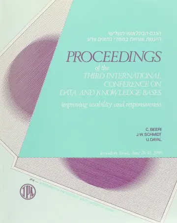 Cover of Data and Knowledge Bases