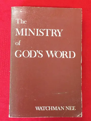 Cover of Ministry of God's Word