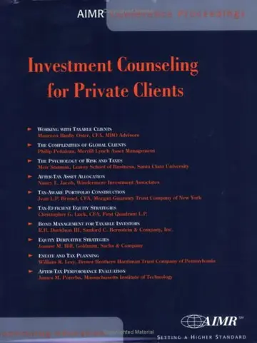 Cover of Investment Counseling for Private Clients