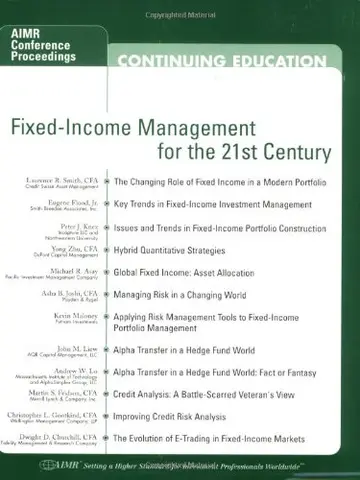 Cover of Fixed-Income Management for the 21st Century