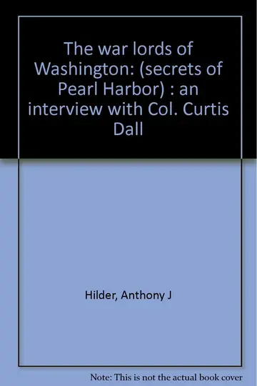 Cover of The war lords of Washington