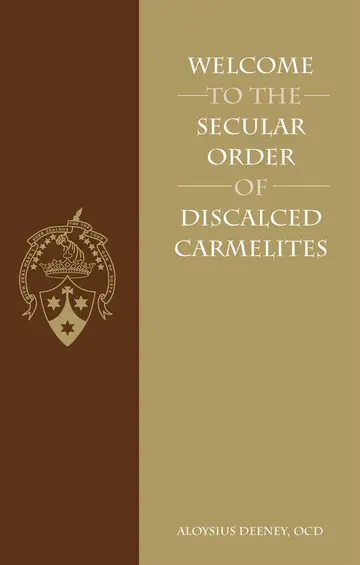 Cover of Welcome to the Secular Order of Discalced Carmelites