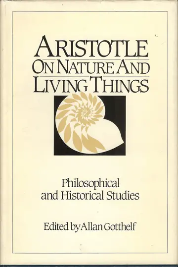 Cover of Aristotle on Nature and Living Things