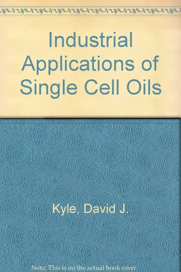 Cover of Industrial Applications of Single Cell Oils