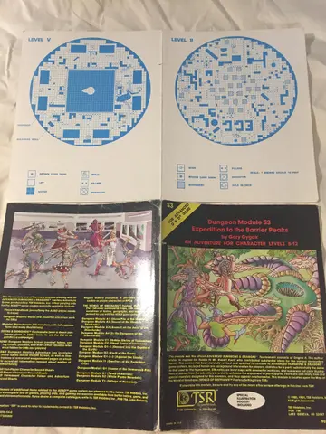 Cover of Expedition to the Barrier Peaks Dungeon Module S3