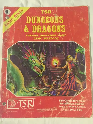 Cover of TSR Dungeons & Dragons Fantasy Adventure Game