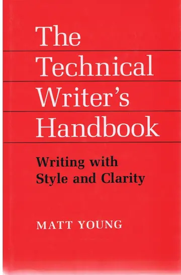 Cover of The Technical Writer's Handbook