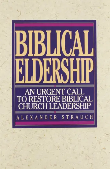 Cover of Biblical Eldership