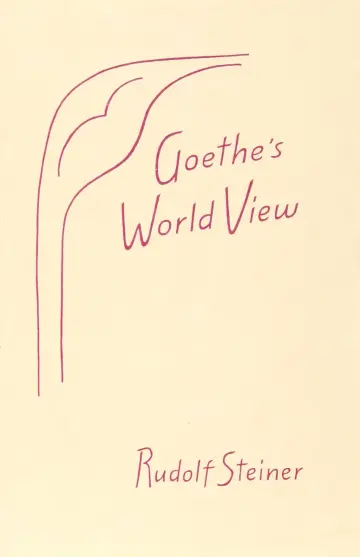 Cover of Goethe's World View