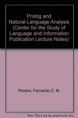 Cover of Prolog and Natural-Language Analysis