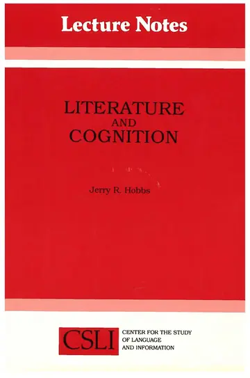 Cover of Literature and Cognition