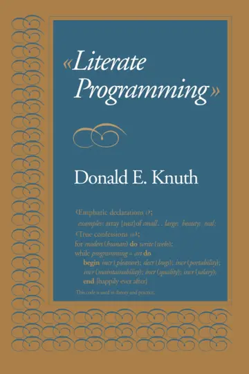 Cover of Literate Programming