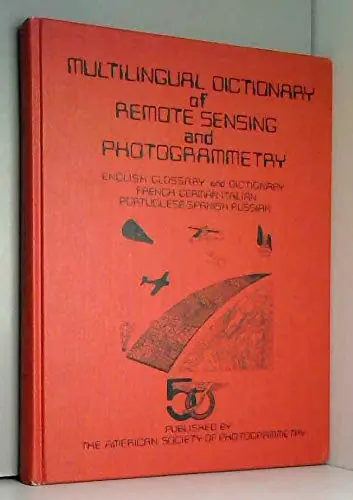 Cover of Multilingual Dictionary of Remote Sensing and Photogrammetry