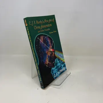 Cover of Cjs Purdy's Fine Art of Chess Annotation and Other Thoughts (3)