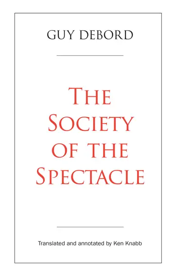 Cover of The Society of the Spectacle