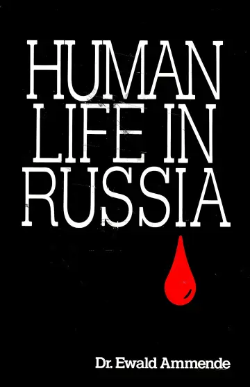 Cover of Human Life in Russia