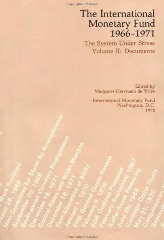 Cover of The International Monetary Fund, 1966-1971