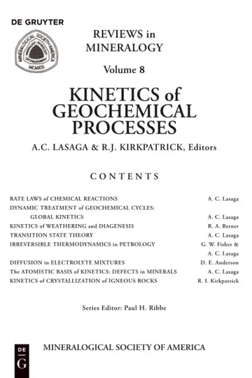Cover of Kinetics of Geochemical Processes