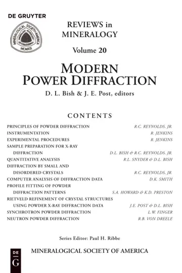 Cover of Modern Powder Diffraction