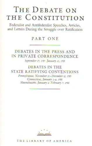 Cover of The Debate on the Constitution