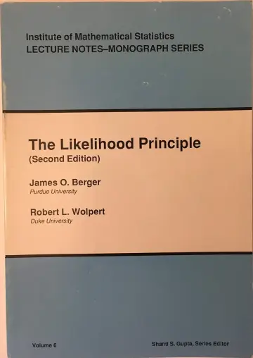 Cover of The Likelihood Principle