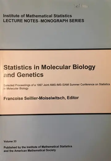 Cover of Statistics in Molecular Biology and Genetics