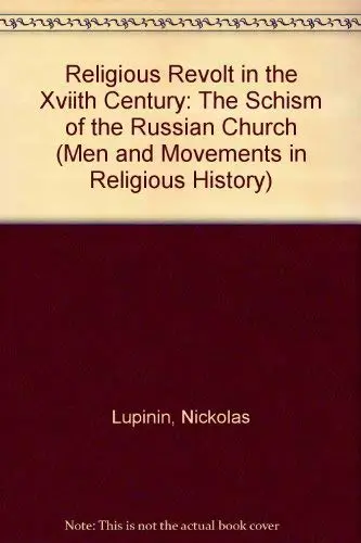 Cover of Religious Revolt in the Xviith Century