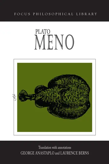 Cover of Plato's Meno