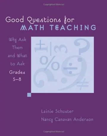 Cover of Good Questions for Math Teaching, Grades 5-8