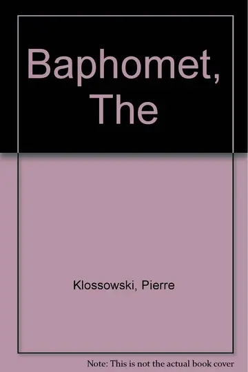 Cover of Baphomet, the