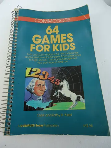 Cover of Commodore 64 Games for Kids