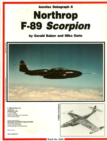 Cover of Northrop F-89 Scorpion
