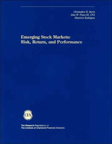 Cover of Emerging Stock Markets